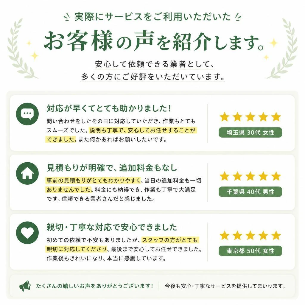 お客様の声