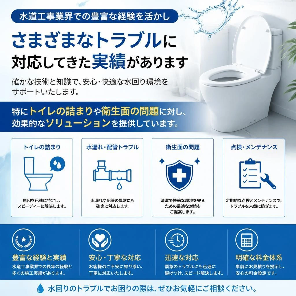 豊富な経験と実績