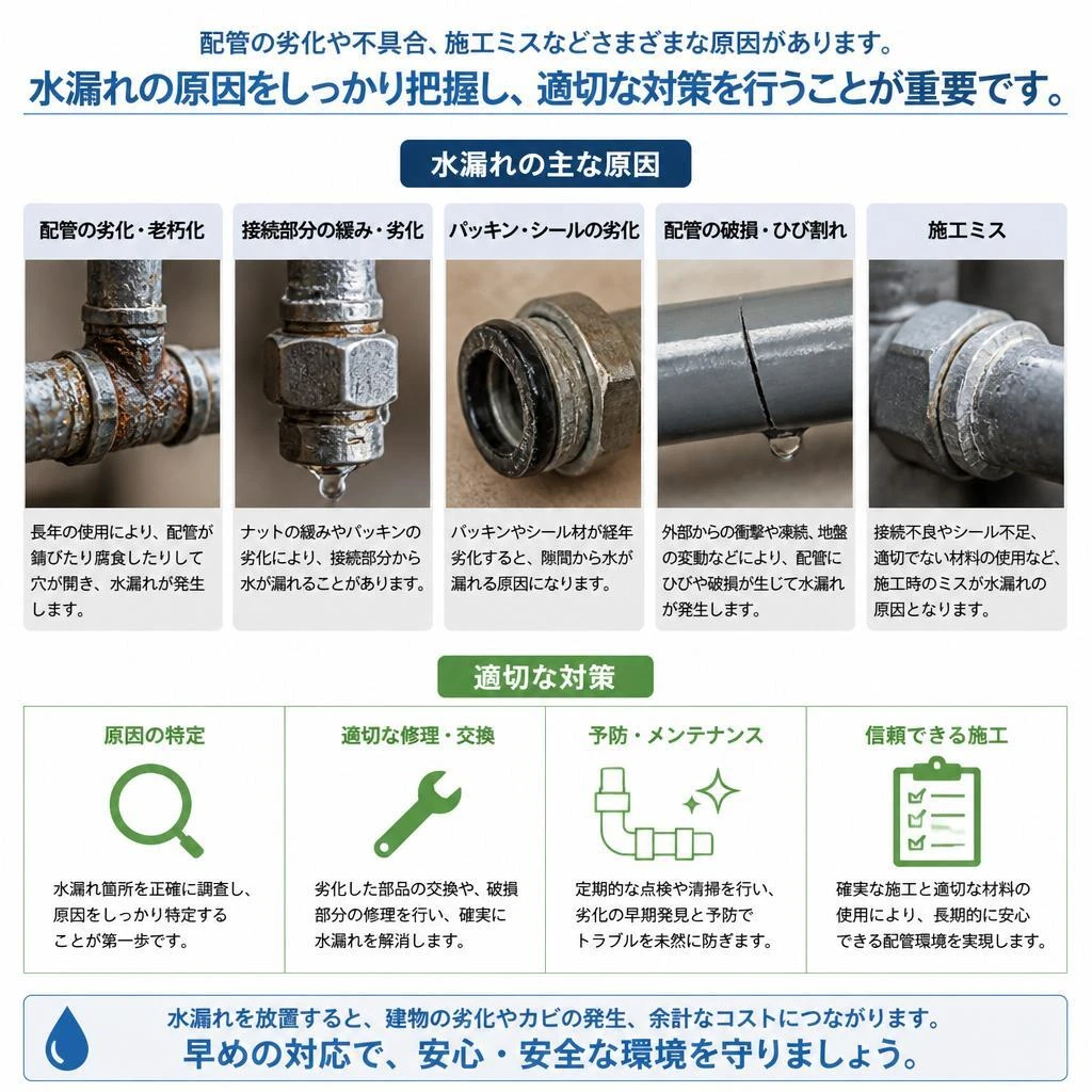 なぜ水漏れが発生するのか？