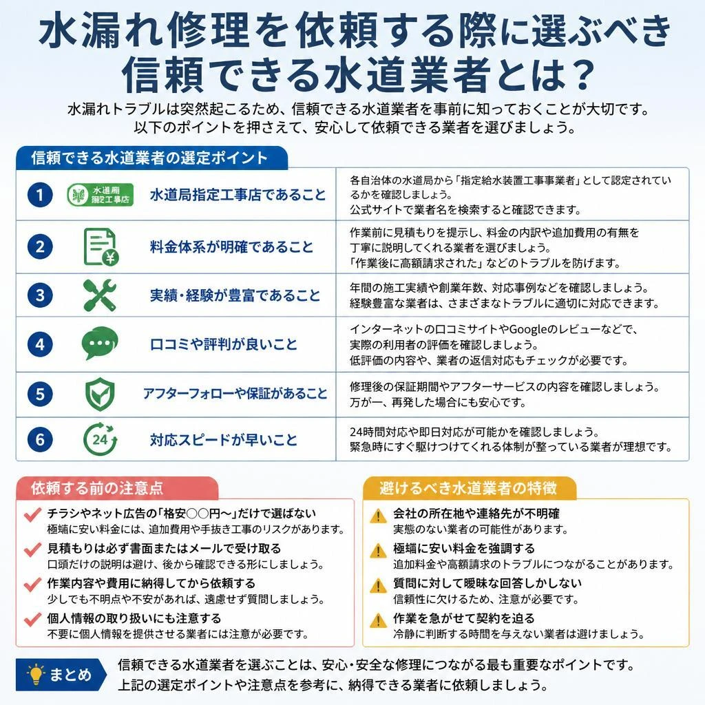 加古川市の信頼できる水道業者とは？