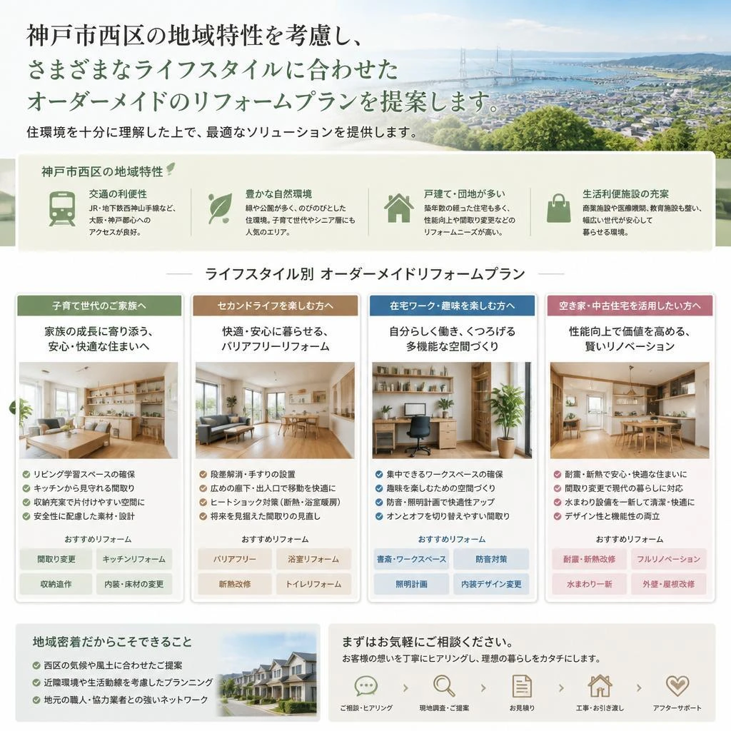 神戸市西区ならではのニーズ
